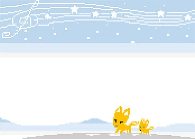 きつねのおやこ