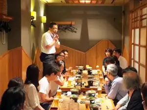 懇親会