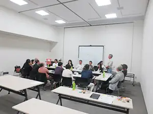 パソコン教室経営者分科会の様子