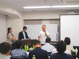 有限会社ホエール　代表取締役　大前より開会の挨拶