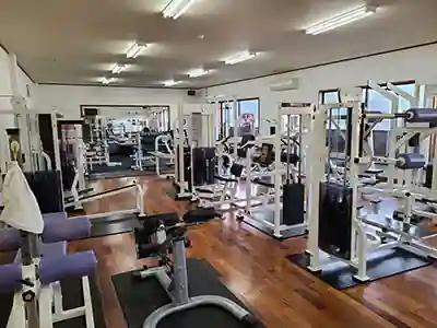 ２階にあるスポーツジム